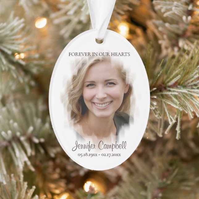 Benutzerdefiniertes Personalisiertes Classic-Foto- Ornament (Baum)