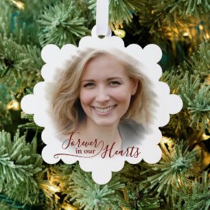 Benutzerdefiniertes Personalisiertes Classic-Foto- Ornament Karte