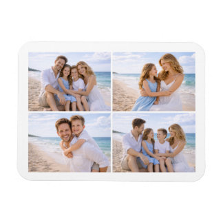 Benutzerdefiniertes personalisiertes Familienfoto Magnet
