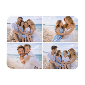 Benutzerdefiniertes personalisiertes Familienfoto Magnet