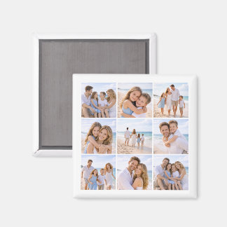 Benutzerdefiniertes personalisiertes Familienfoto Magnet