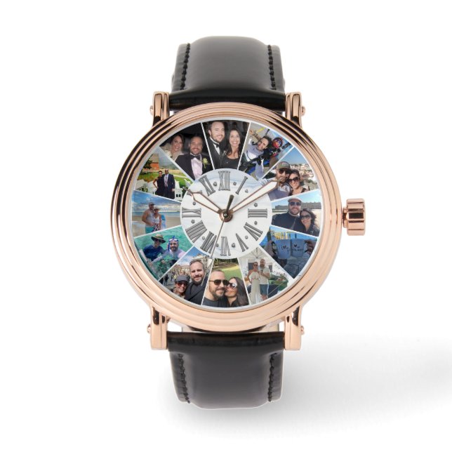 Benutzerdefiniertes Personalisiertes Foto Armbanduhr (Vorderseite)