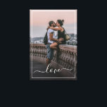 Benutzerdefiniertes Personalisiertes Foto Einfache Leinwanddruck<br><div class="desc">Niedlicher romantischer Liebe-Text in einem stilvollen,  eleganten Typografie-Schriftart geschrieben. Mit der Option,  um personalisieren oder anpassen mit Foto Ihrer Wahl. Einzigartiger Sake,  Geburtstag,  Jubiläum,  Valentinstag-Geschenk oder Weihnachten-kleine Geschenk. Einfach anpassbar mit einem Foto Ihrer Wahl.</div>