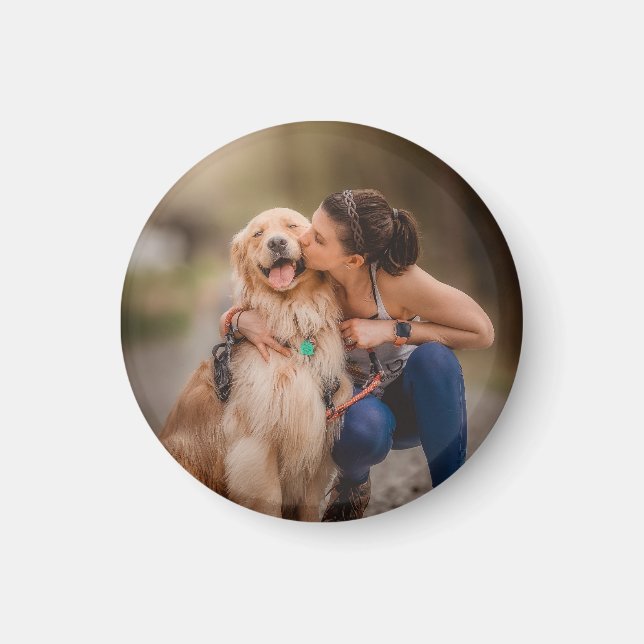 Benutzerdefiniertes Personalisiertes Foto Magnet (Vorne)