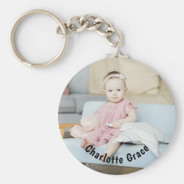 Benutzerdefiniertes Personalisiertes Foto und Name Schlüsselanhänger