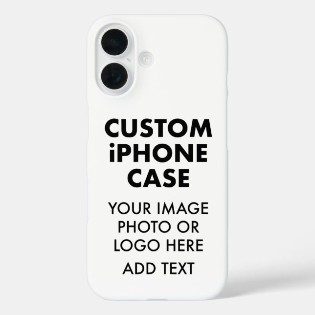 Benutzerdefiniertes Personalisiertes iPhone 16 BAR Hülle (Rückseite)