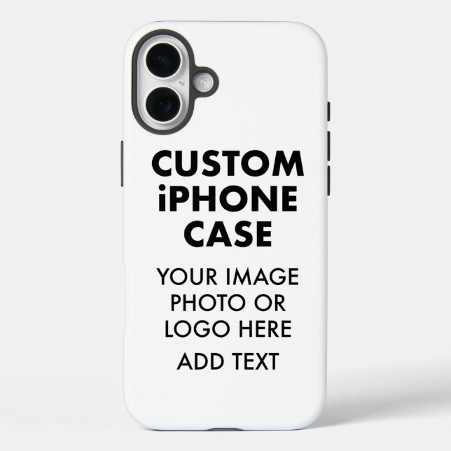 Benutzerdefiniertes Personalisiertes iPhone 16 PLU iPhone 16 Plus Hülle (Rückseite)
