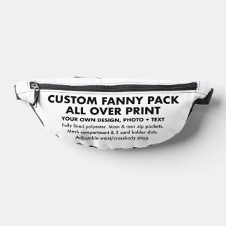 Benutzerdefiniertes personalisiertes Mehrfach-Fann Bauchtasche
