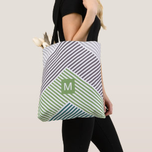 Benutzerdefiniertes persönliches diagonales Streif Tasche