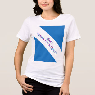 Benutzerdefiniertes Pickelball-Familienname-Squad- Tri-Blend Shirt