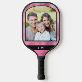 Benutzerdefiniertes Pickleball Pink Player Foto Mi Schläger
