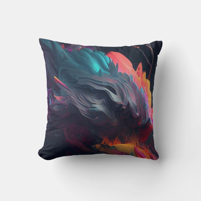 Benutzerdefiniertes Pilzdesign Kissen (Vorderseite)