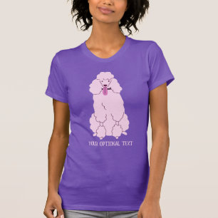 Benutzerdefiniertes Pink-Poodle T-Shirt