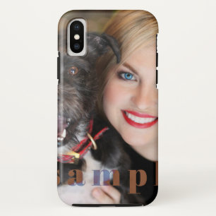 Benutzerdefiniertes Portrait Tough iPhone X Case-Mate iPhone Hülle