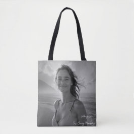 Benutzerdefiniertes Portrait von ihr – Einfaches F Tasche