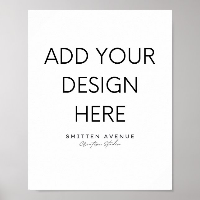 Benutzerdefiniertes Poster 8x10 (Matte) (Vorne)