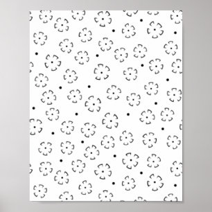Benutzerdefiniertes Poster Halbmatt Minimalist