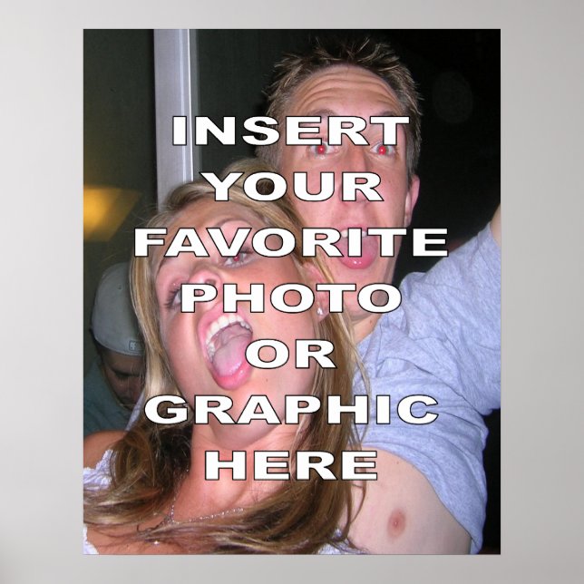 Benutzerdefiniertes Poster mit eigenem Foto oder G (Vorne)