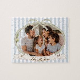 Benutzerdefiniertes, preppy gestreiftes Familienfo
