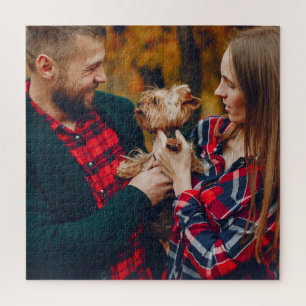 Benutzerdefiniertes Puzzle-Foto Vatertag-Hochzeit
