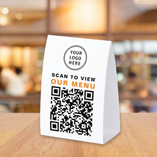 Benutzerdefiniertes QR-Code-Menü Tischaufsteller (Von Creator hochgeladen)
