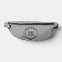 Benutzerdefiniertes QR Code Text Fanny Pack Farben