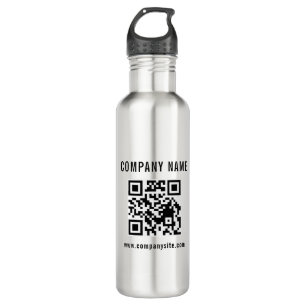 Benutzerdefiniertes QR-Code-Website-Geschäftsbrand Edelstahlflasche