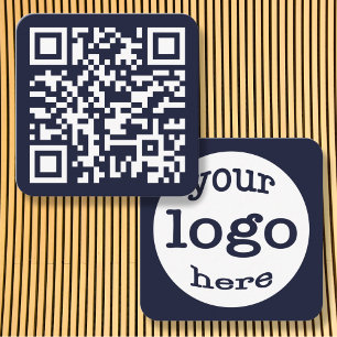 Benutzerdefiniertes QR-Firmenlogo NEU machen Quadratische Visitenkarte