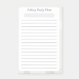 Benutzerdefiniertes Quick Daily Notes-Design Post-it Klebezettel