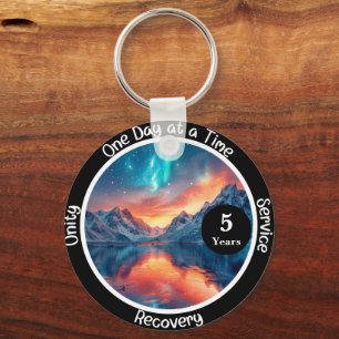 Benutzerdefiniertes Recovery-Meilenstein-Geschenk  Schlüsselanhänger