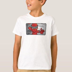 Benutzerdefiniertes Red Ninja Design T-Shirt