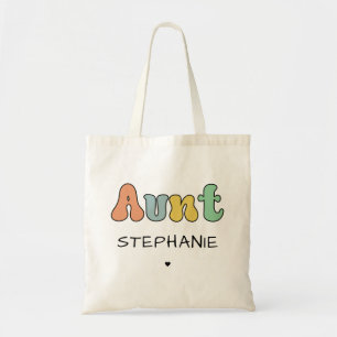 Benutzerdefiniertes Retro-Geschenk   Tante Persona Tragetasche