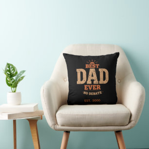 Benutzerdefiniertes Retro-Kissen "Bester Vater All Kissen