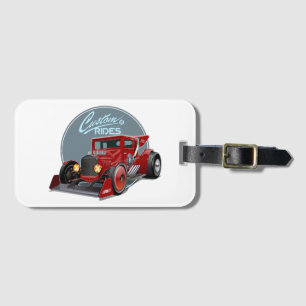 Benutzerdefiniertes Retro-Rennwagen-Konzept Gepäckanhänger
