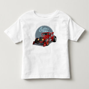 Benutzerdefiniertes Retro-Rennwagen-Konzept Kleinkind T-shirt
