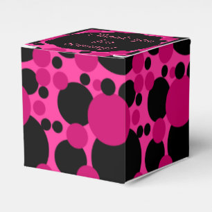 Benutzerdefiniertes rosa Feld für die Gastgeschenk Geschenkschachtel