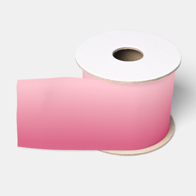 Benutzerdefiniertes rosa Ombre Ripsband (Spule)