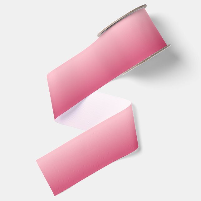 Benutzerdefiniertes rosa Ombre Ripsband (Rückseite)