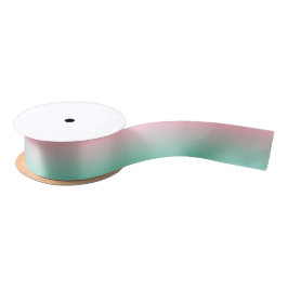 Benutzerdefiniertes rosa Ombre Satinband