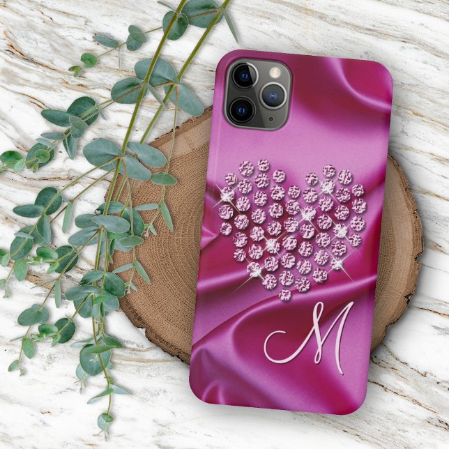 Benutzerdefiniertes rosa schwarzfarbene Diamanten  Case-Mate iPhone Hülle (Von Creator hochgeladen)