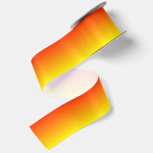 Benutzerdefiniertes Rötlich Orange Ombre Satinband