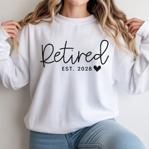 Benutzerdefiniertes Ruhestands-Sweatshirt-Geschenk Sweatshirt