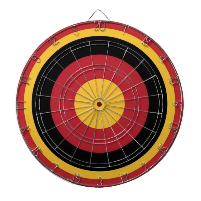 Benutzerdefiniertes Rustikales Dartboard Dartscheibe (vorne)