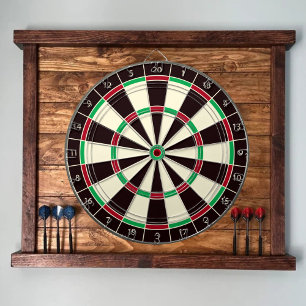 Benutzerdefiniertes Rustikales Dartboard Dartscheibe