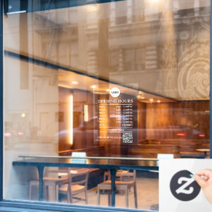 Benutzerdefiniertes Schild für Ladenöffnungszeiten