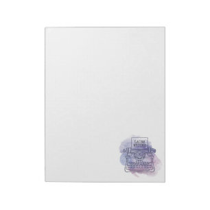 Benutzerdefiniertes Schreibblockpapier Wasserfarbe Notizblock