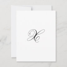 Benutzerdefiniertes Schriftzug-Monogramm "X"