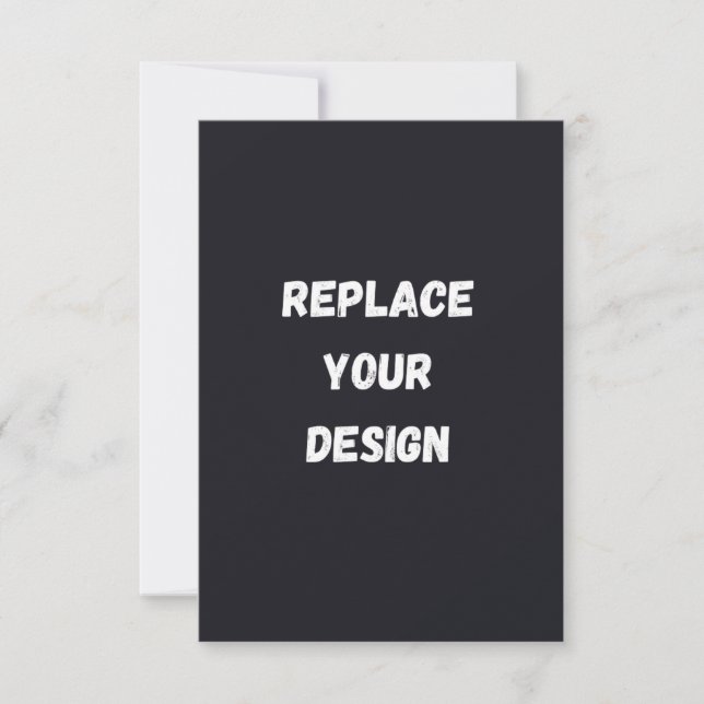 Benutzerdefiniertes schwarzes einfaches Design Fot (Vorderseite)