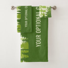Benutzerdefiniertes Set Grünwald Handtuch