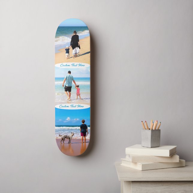 Benutzerdefiniertes Skateboard für Fotocollage-Fot (Wandkunst)